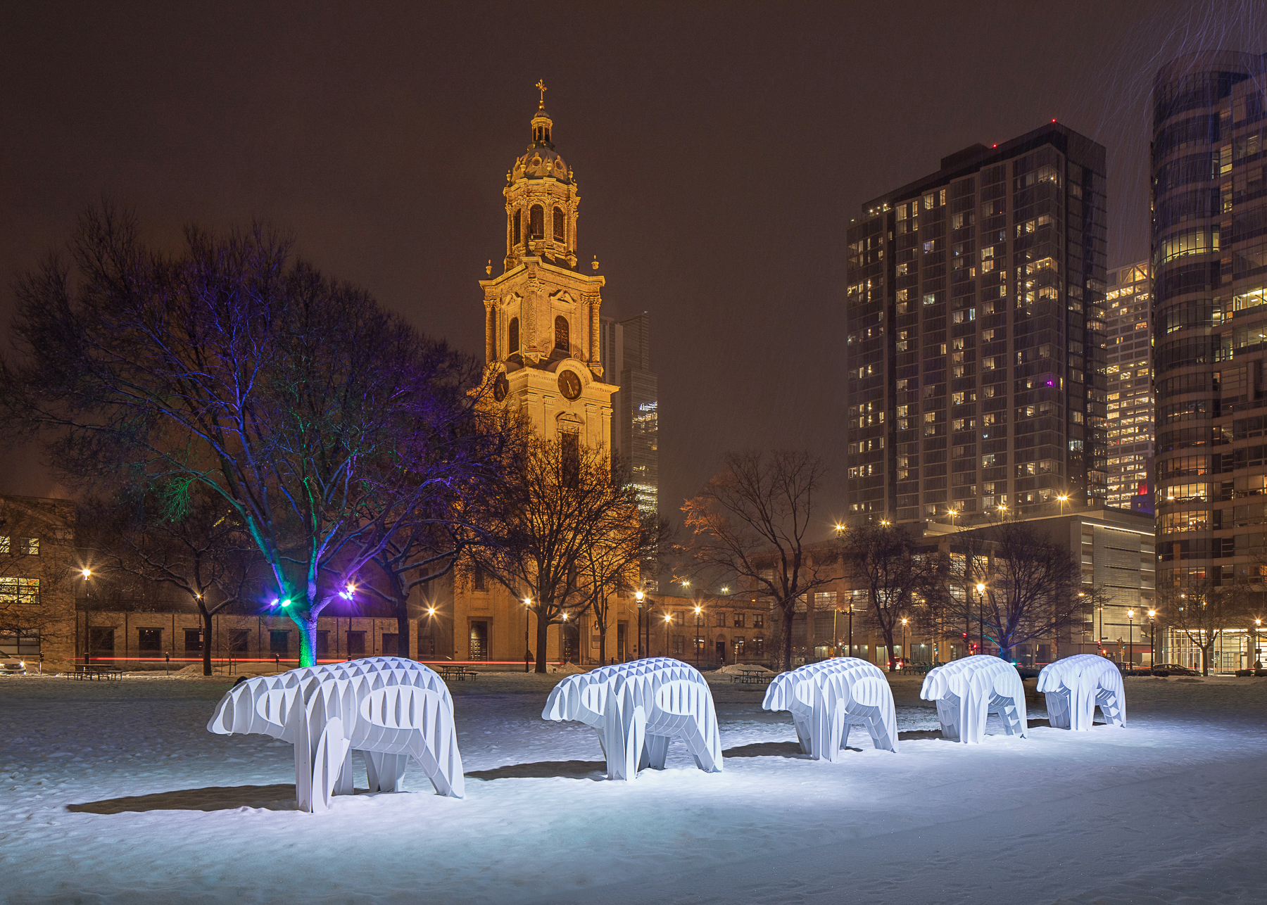 Massimals MKE winter Jason Scroggin placemaking Milwaukee Downtown