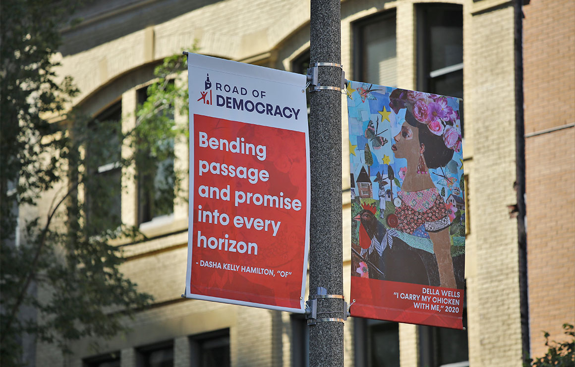 Road of Democracy Milwaukee Downtown