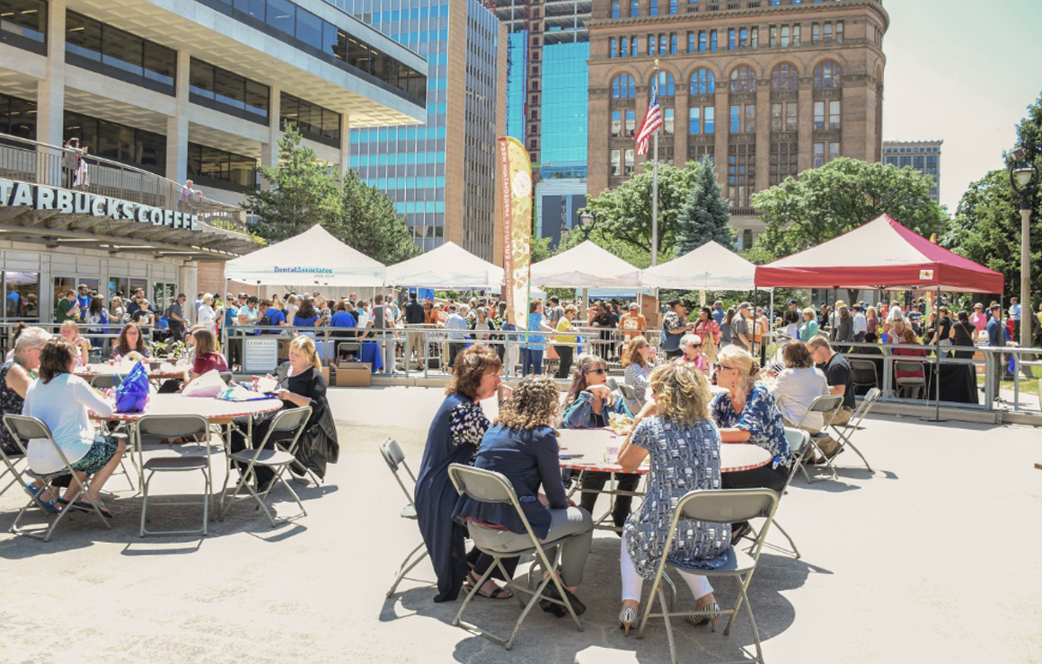 Daily Lunch Giveaway Red Arrow Park Milwaukee Downtown 