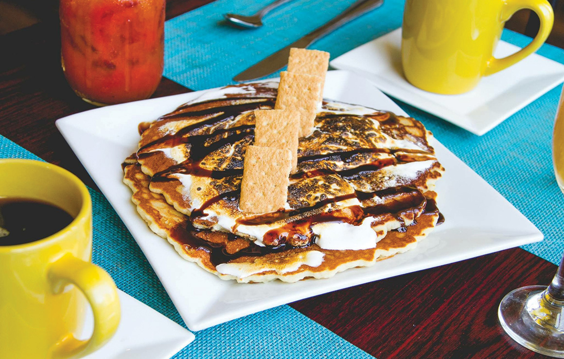 Brunch S'mores Pancakes